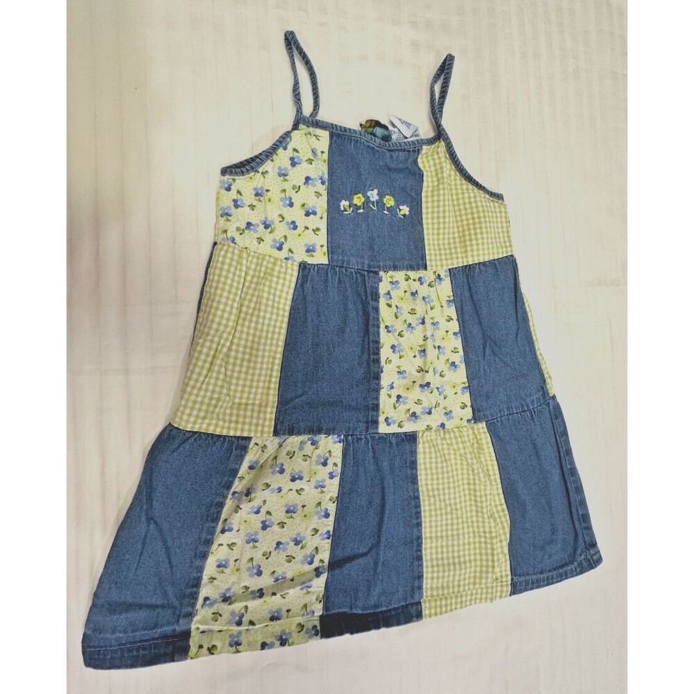 NO KIDDING GIRLS SLEEVELESS DRESS SIZE 6X COTTON
